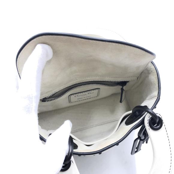 Christian Dior Lady Dior Studded Mini Chain Leather Shoulder Bag - Picture 9 of 11